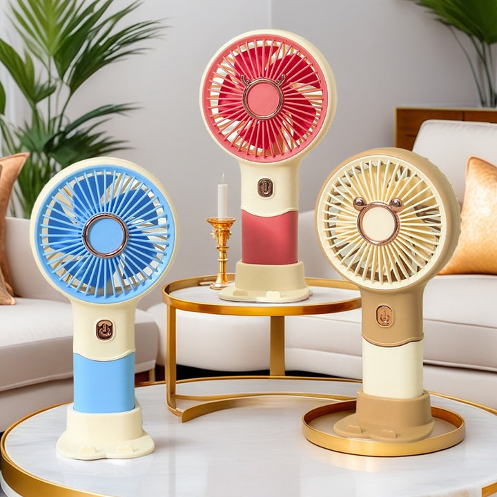 Damen Tragbarer Handventilator mit ergonomischem Design und USB-Anschluss Karnz