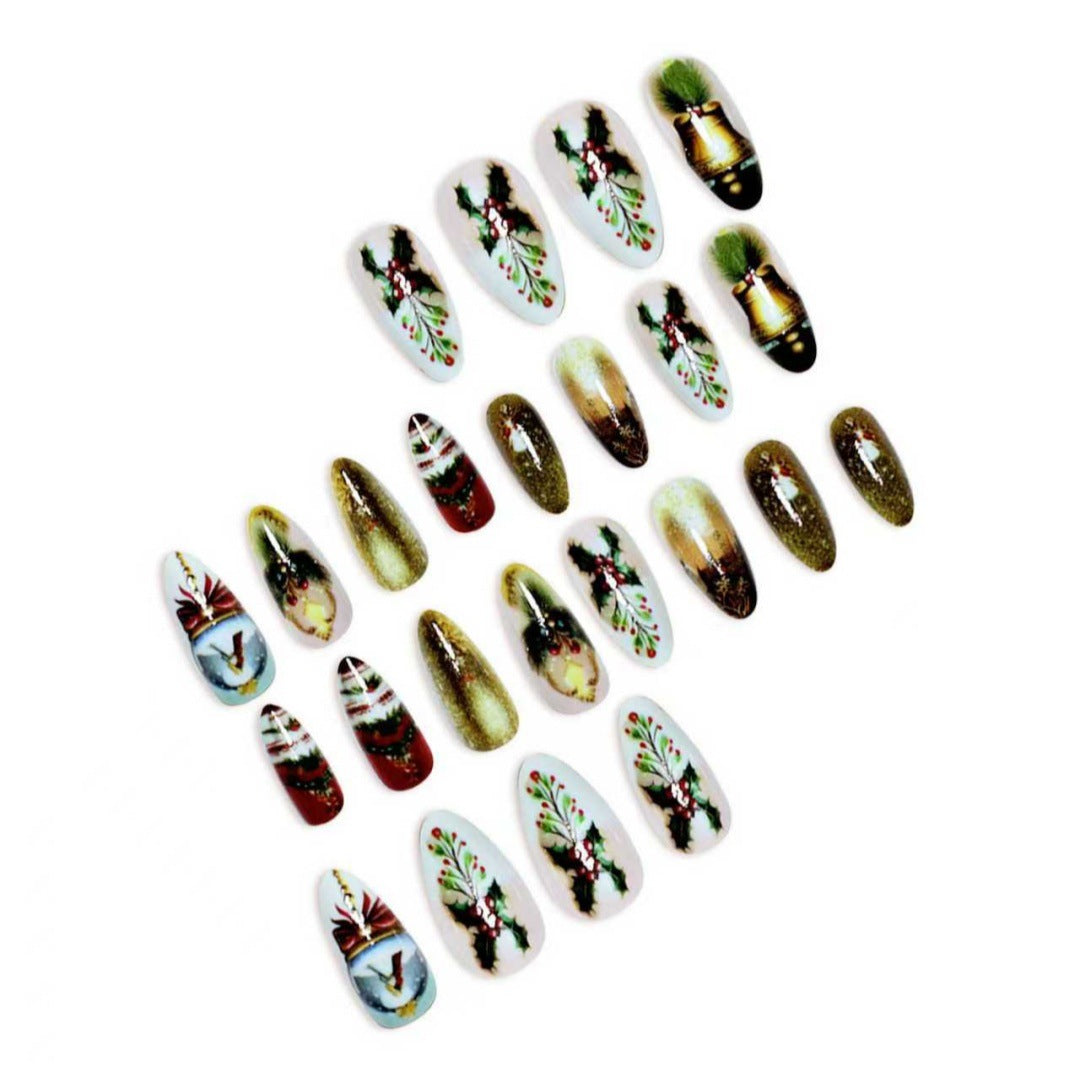 Festliche Nagelkunst-Wraps Karnz