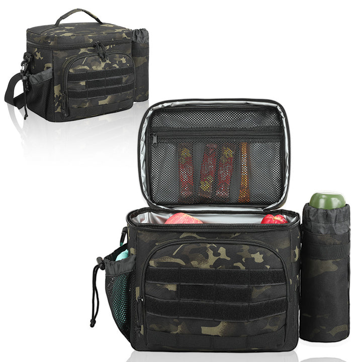 Isolierte Camouflage Lebensmittelaufbewahrungs Kühltasche Karnz