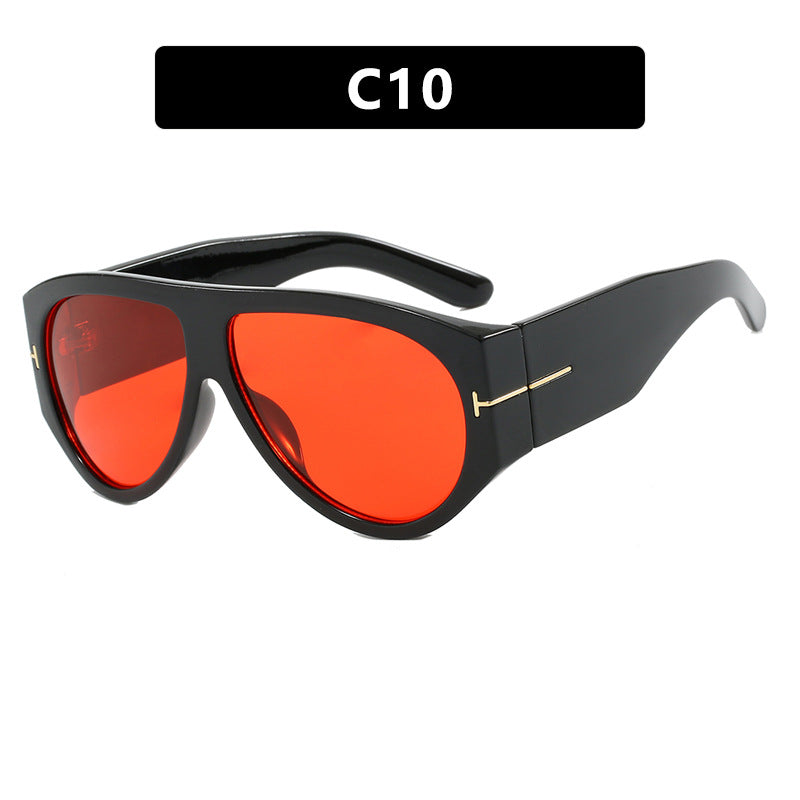Damen Geometrische Sonnenbrille mit modernem Rahmen und polarisierten Gläsern Karnz
