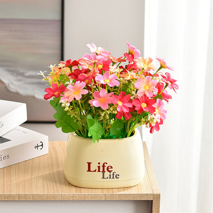 Lebensechter Blumen-Tischmittelstück-Arrangements
