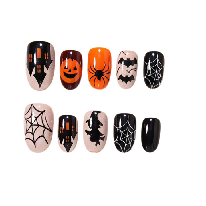 Halloween-Themen Press-On Nail Art Kit Karnz