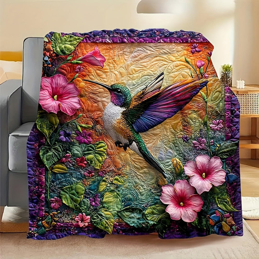 Künstlerische Blumenwurfdecke