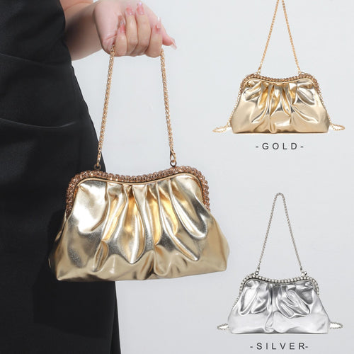 Luxe Metallic Abendhandtasche