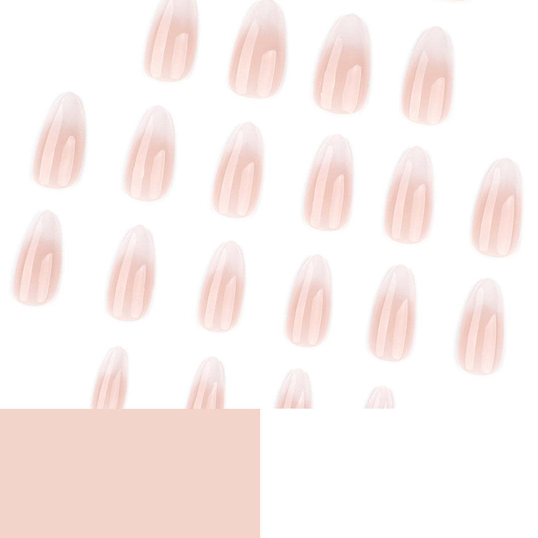 Kunstvolle Stiletto-Nägel mit elegantem Farbverlauf und Hochglanz Karnz
