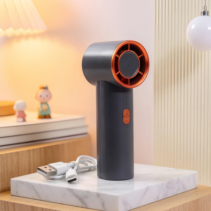 Damen Tragbarer Handventilator mit USB-C-Ladefunktion und leistungsstarkem Luftstrom Karnz