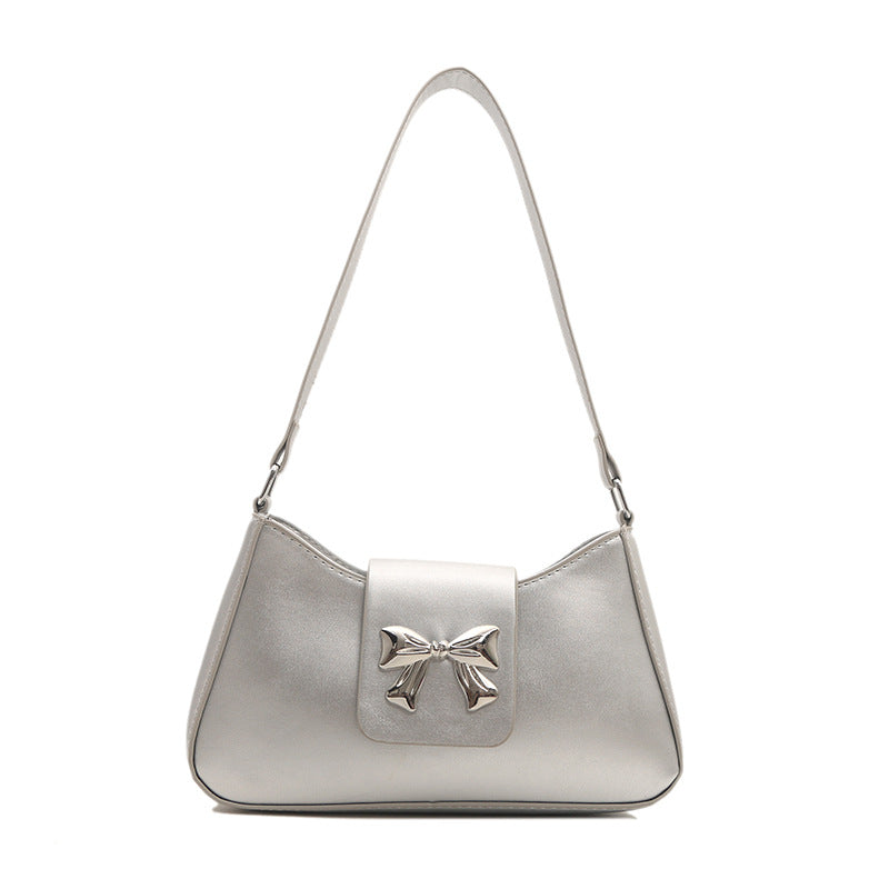 Stylische Schleifenakzent-Handtasche Karnz