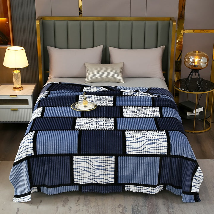 Dekoratieve Fleece-Wurfdecke