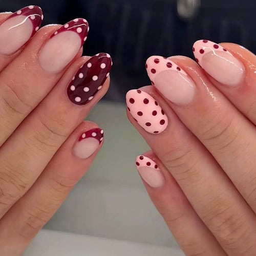 Polka Dot Design Press-On Nägel Karnz