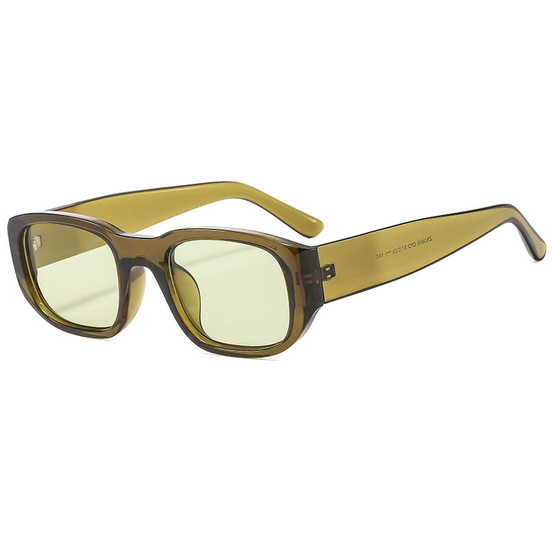 Ultra-schlanke quadratische Rahmen-Sonnenbrille
