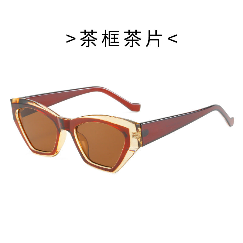 Damen Cat-Eye Sonnenbrille mit UV-Schutz Karnz