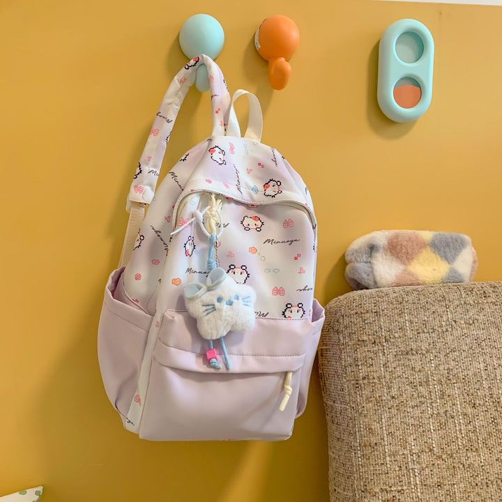 Spaßiger und verspielter Cartoon-Charakter-Rucksack