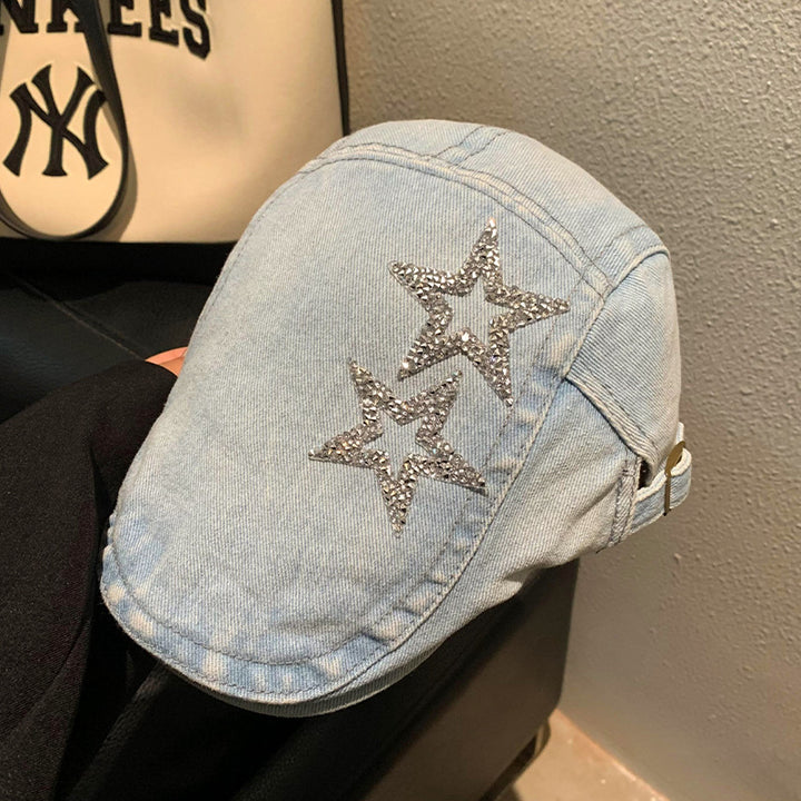 Vintage-inspirierte Denim-Cap