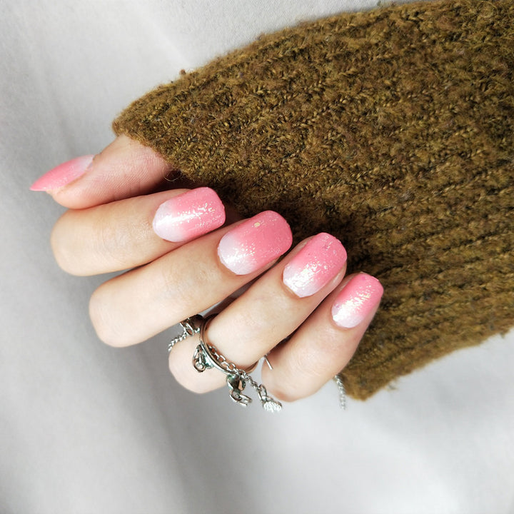 Glitzerndes Press-On Nagelkunst-Set