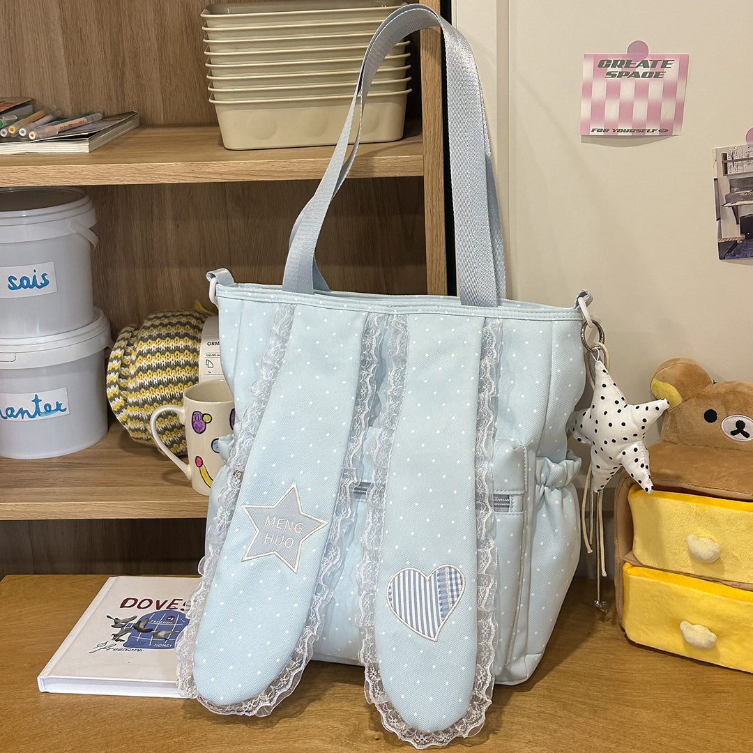Verspielter dekorativer Patchwork-Rucksack Karnz