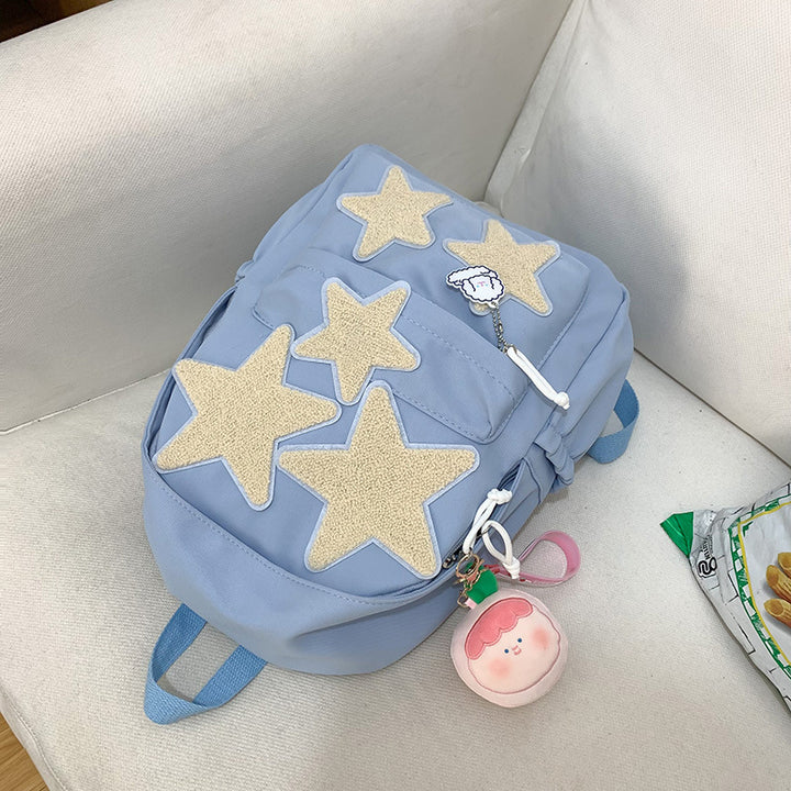 Stern-verzierte lässige Rucksack