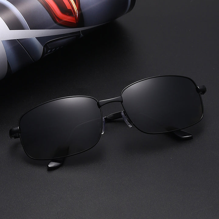 Herren modische Sonnenbrille mit hochwertigem Metallrahmen und UV-Schutz Karnz