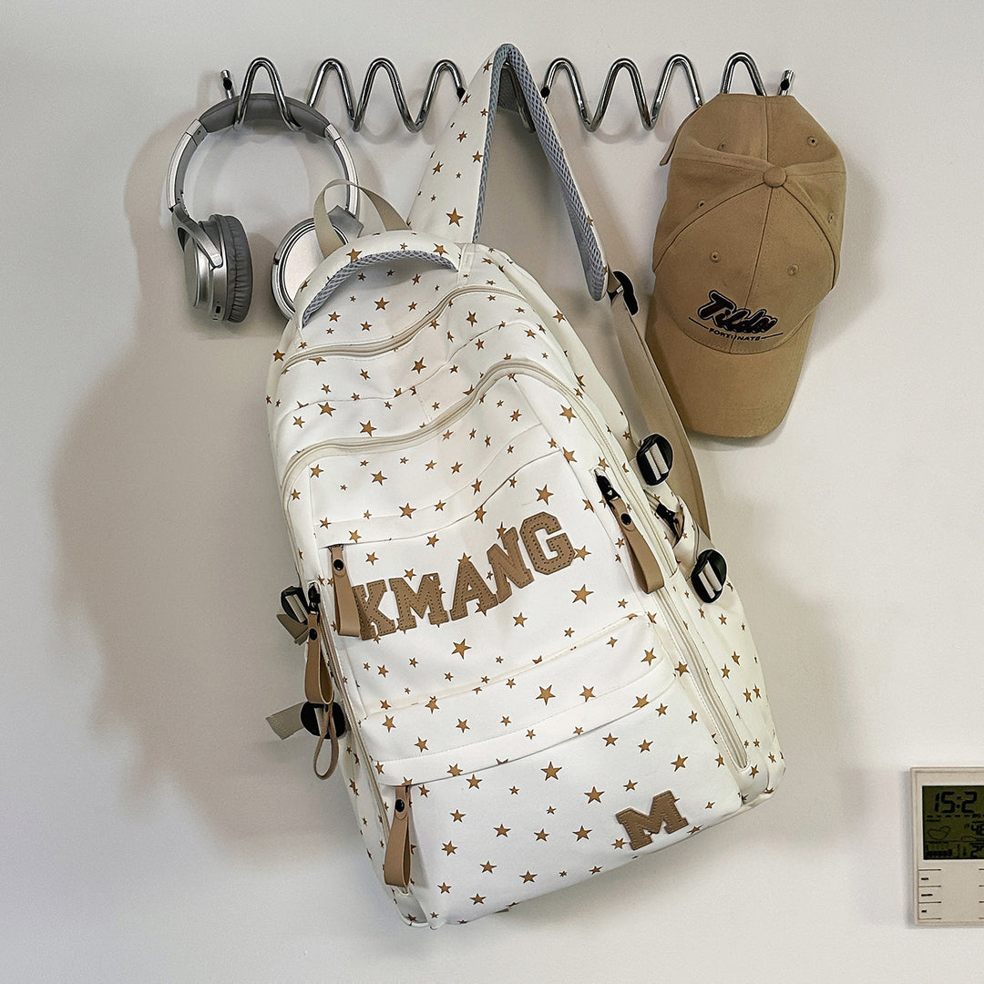 Trendiger Sternmuster-Rucksack Karnz