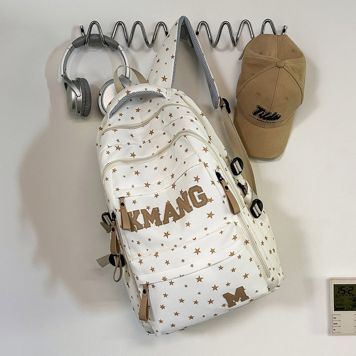 Trendiger Sternmuster-Rucksack Karnz