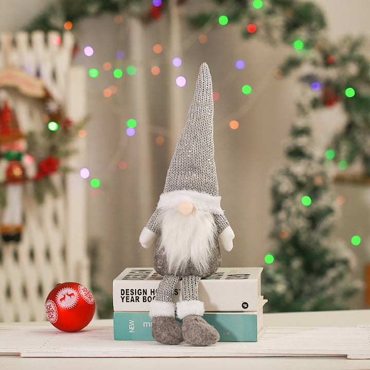 Niedliche Weihnachtsgnom-Dekorationsfigur Karnz