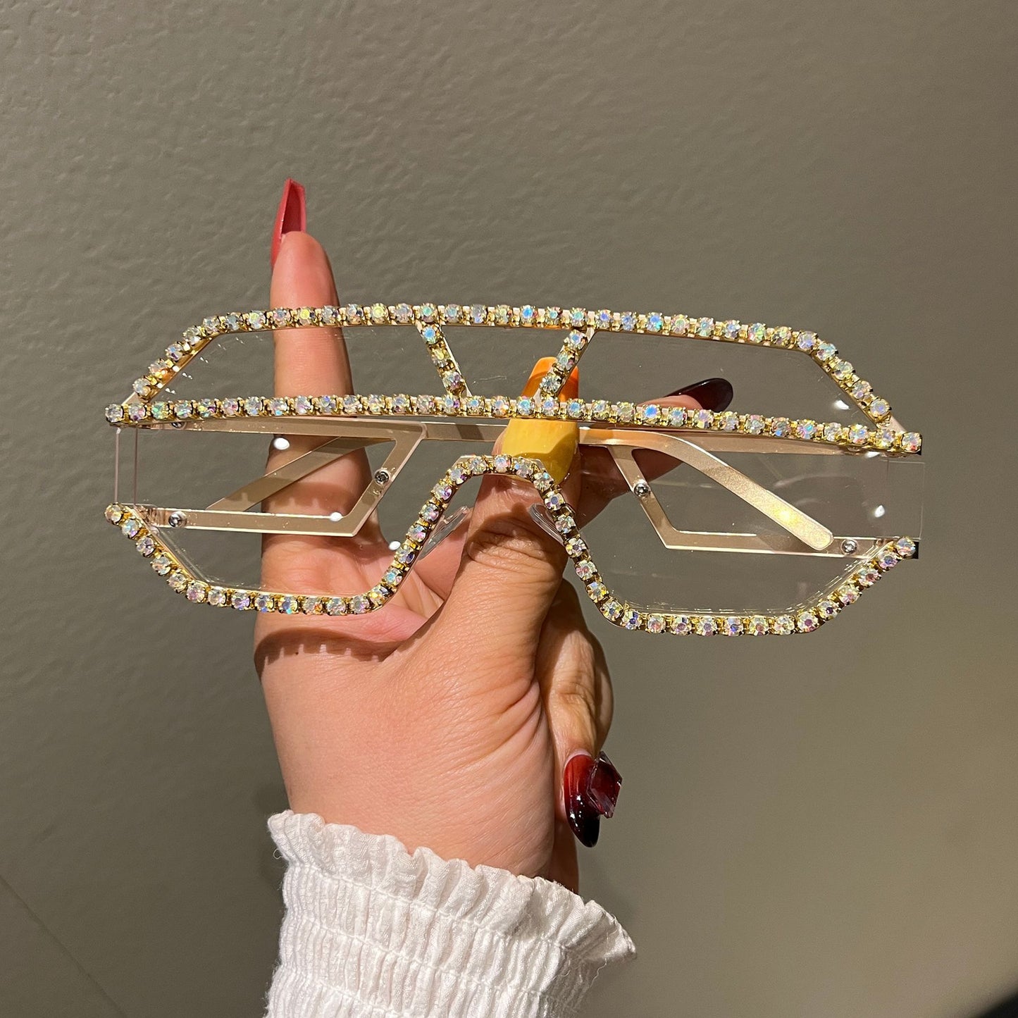Damen extravagante Modebrille Karnz