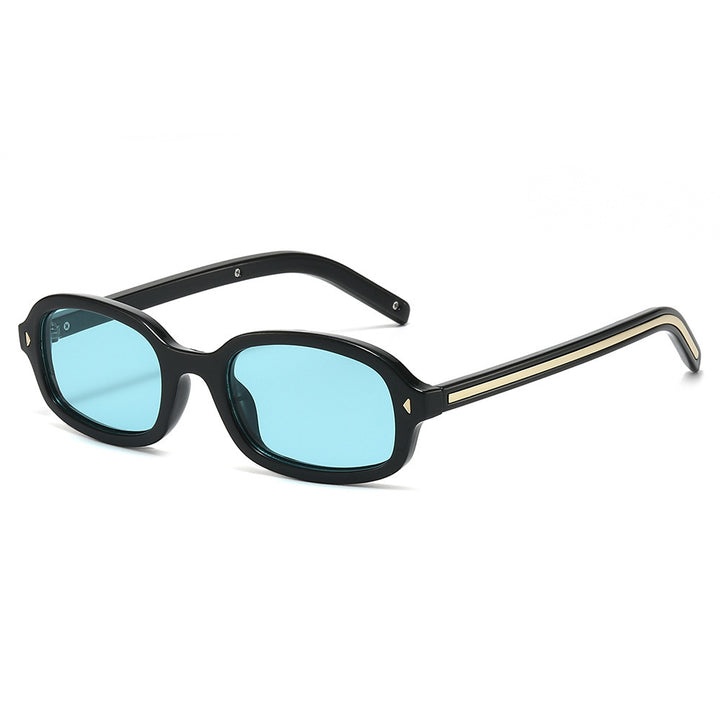 Retro-inspirierte rechteckige Sonnenbrille Karnz