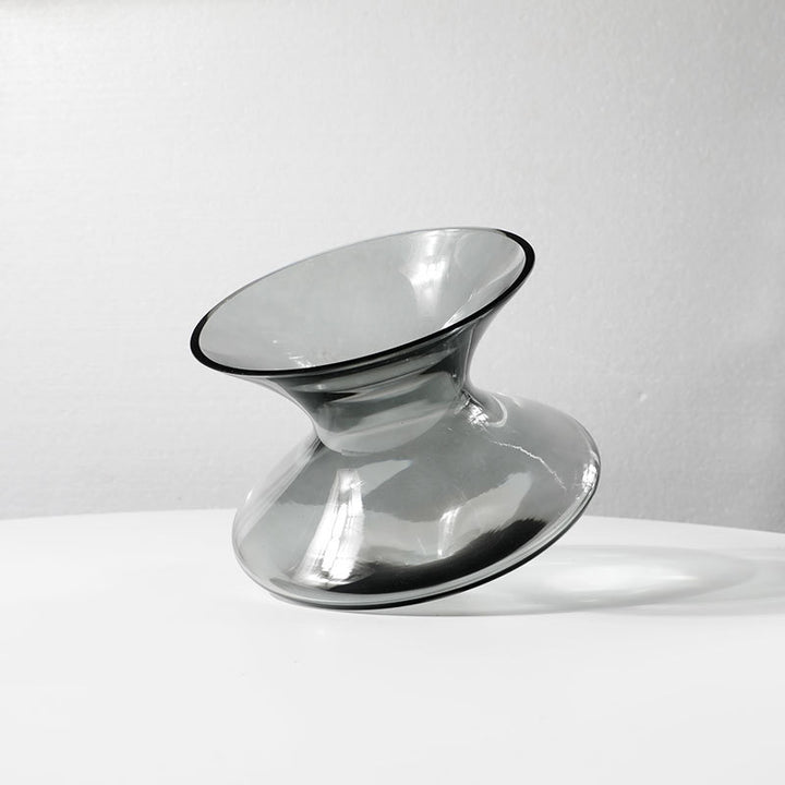 Elegante dekorative Glasvase