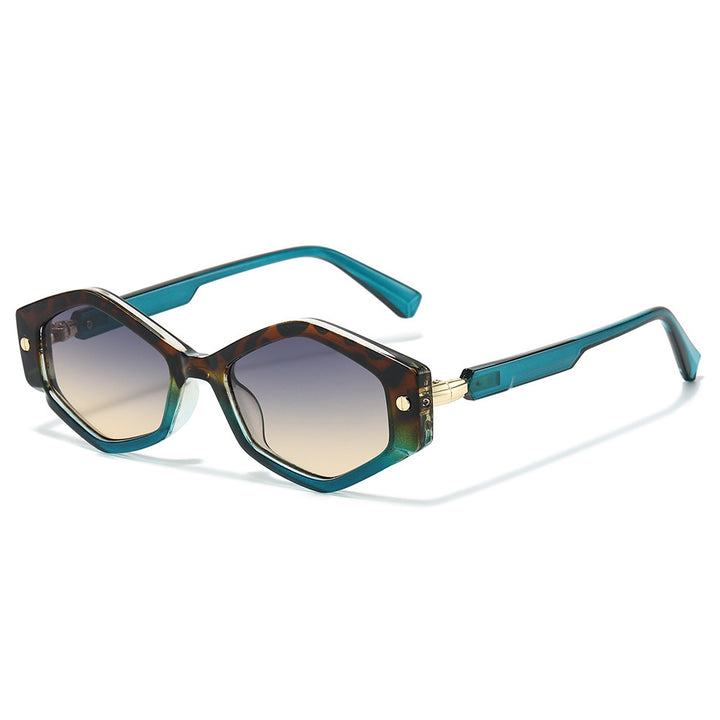 Modische hexagonale Sonnenbrille Karnz