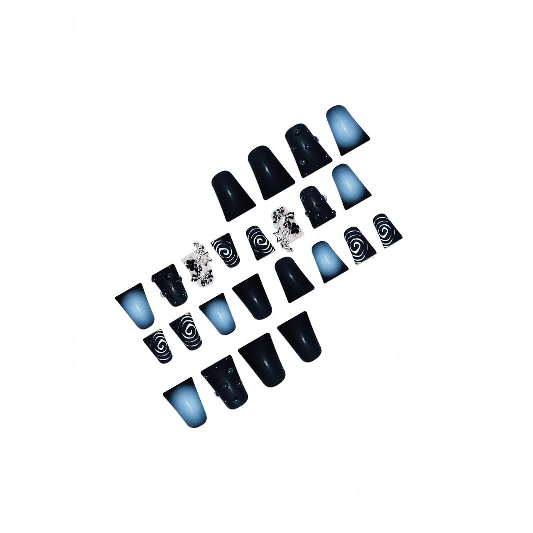 Künstlerisches 3D Texturiertes Nageldesign Karnz