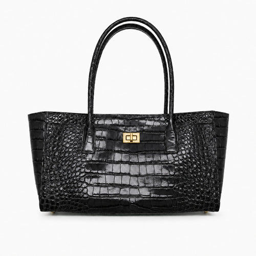 Elegante Krokodilmuster Einkaufstasche