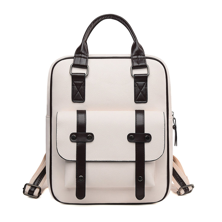 Strukturierter Leder Rucksack Karnz