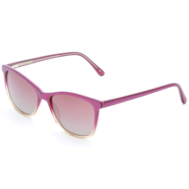 Damen moderne rechteckige Sonnenbrille Karnz
