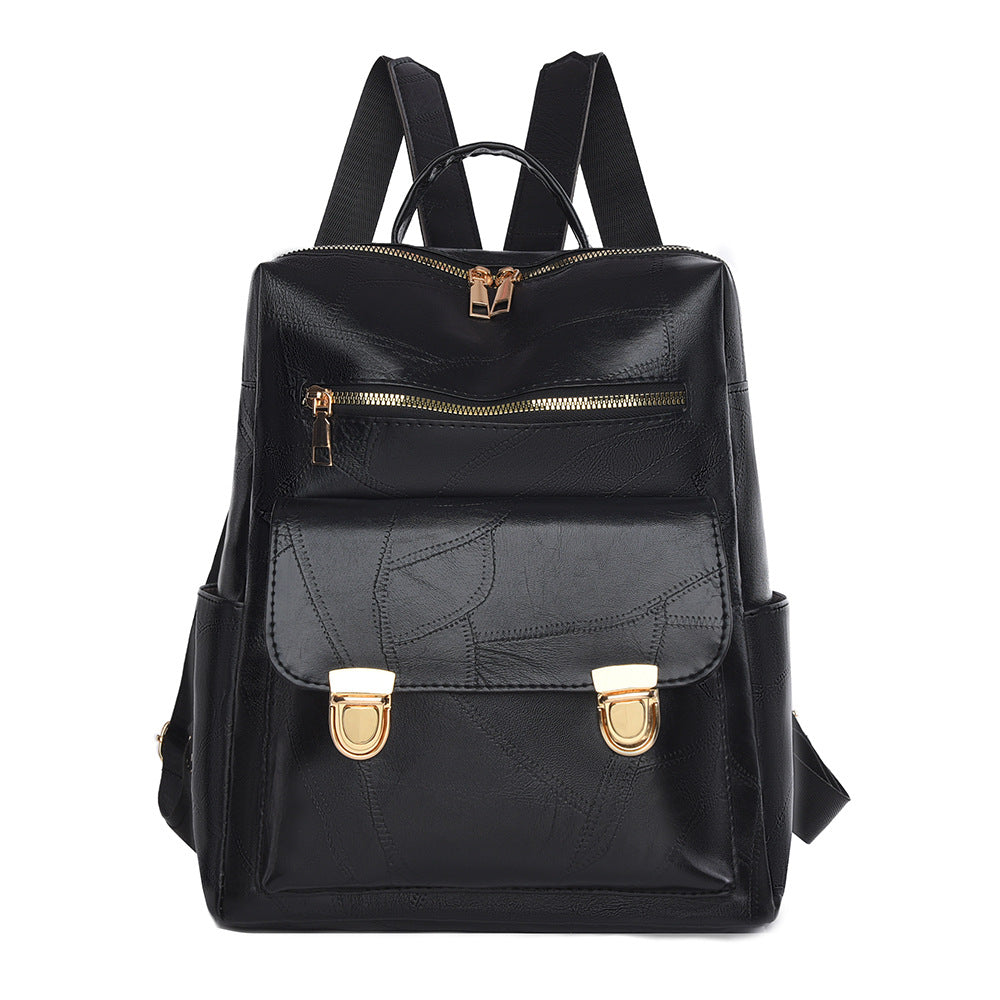 Stylischer Leder-Rucksack Karnz