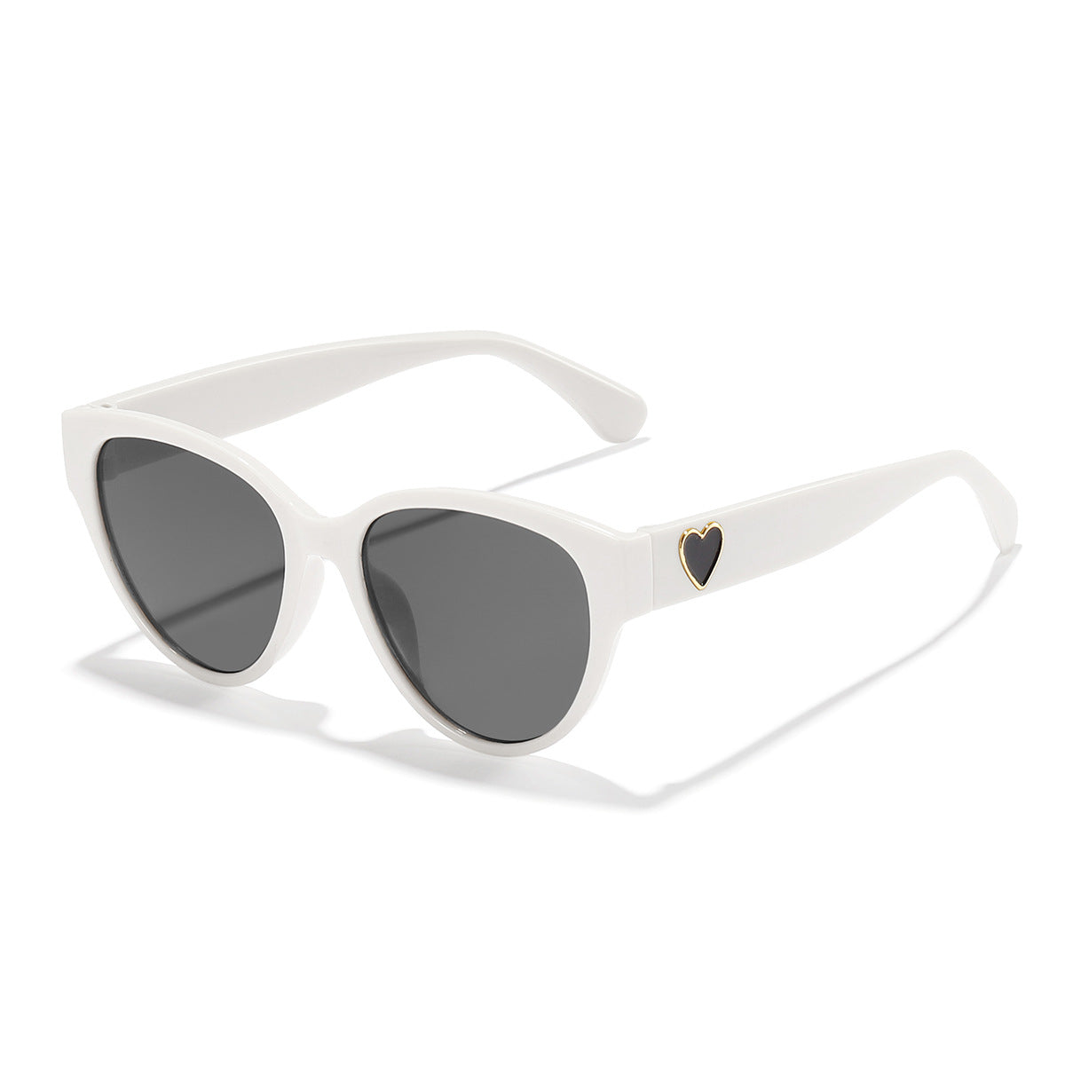 Damen Cat-Eye Sonnenbrille mit herzförmigem Detail und UV-Schutz Karnz