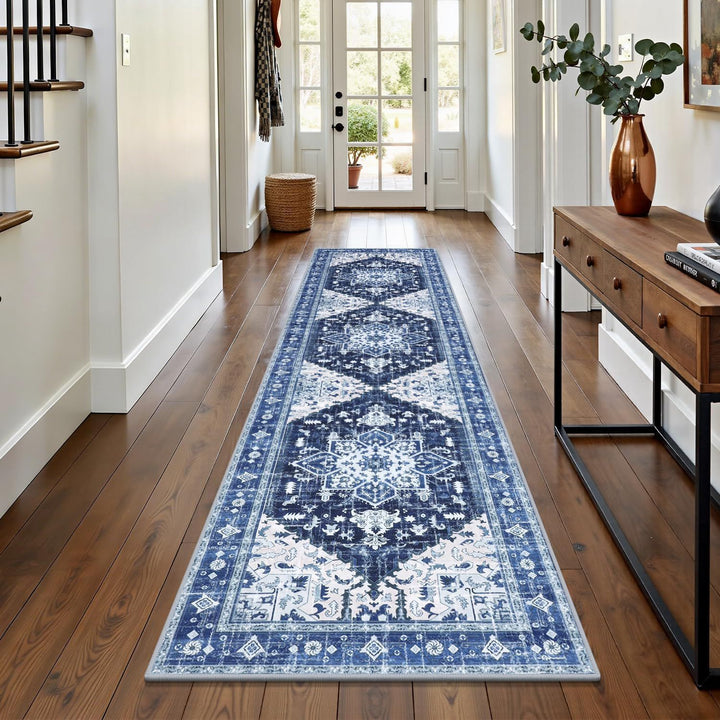 Vintage-inspirierter geometrischer Teppich