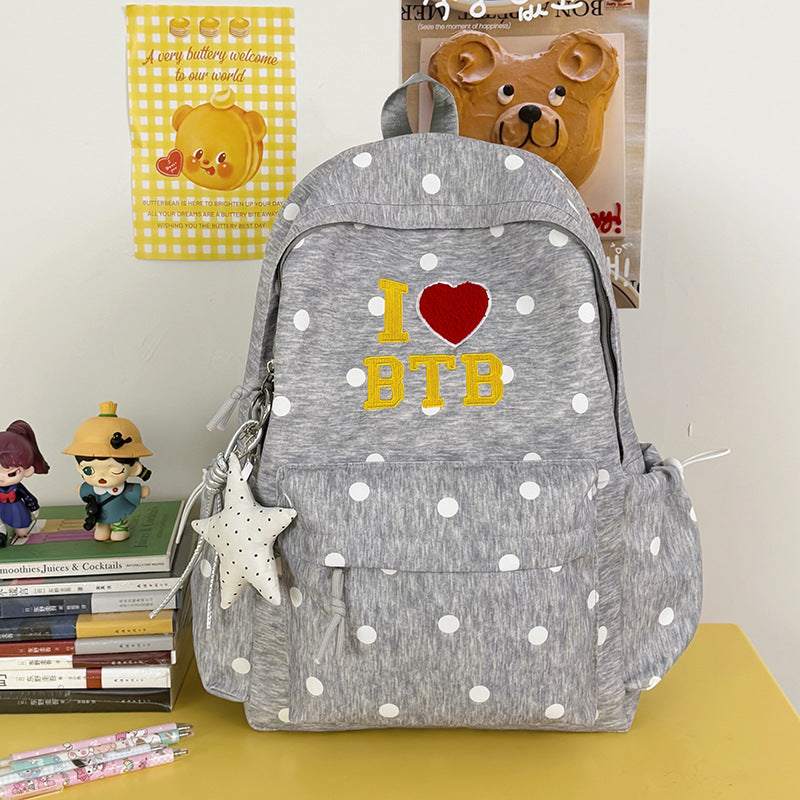 Stylischer gepunkteter Grafik-Rucksack Karnz
