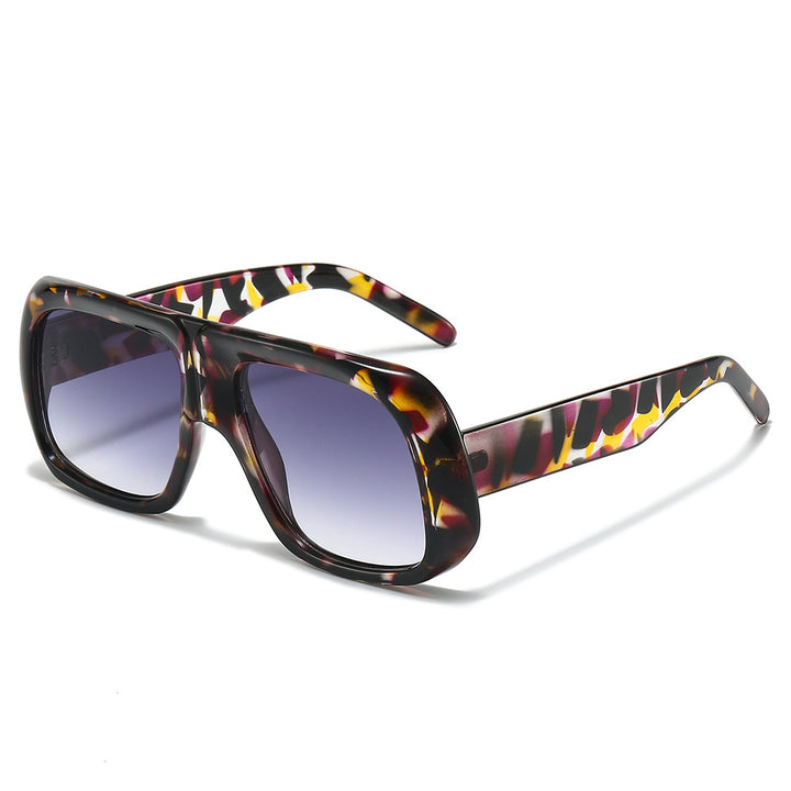 Luxuriöse Übergroße Quadratische Sonnenbrille Karnz