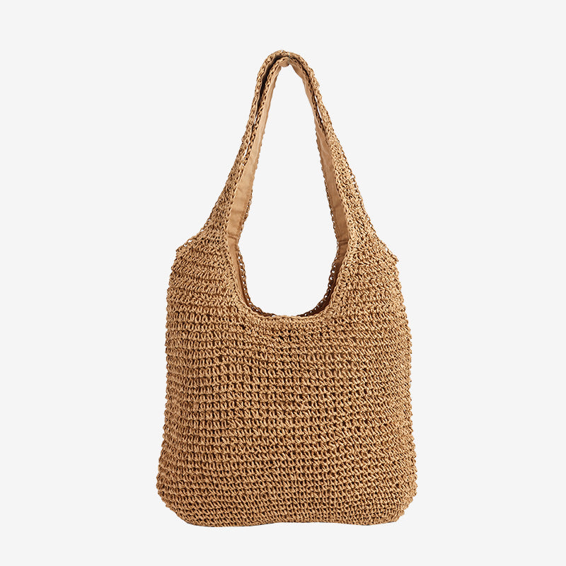 Damen Handgefertigte Naturmaterial Einkaufstasche Karnz