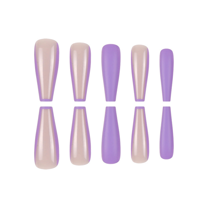 Elegante Matte Lange Stiletto-Nagelspitzen Karnz