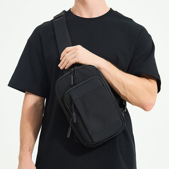 Kompakte Multi-Taschen Sling Bag Karnz