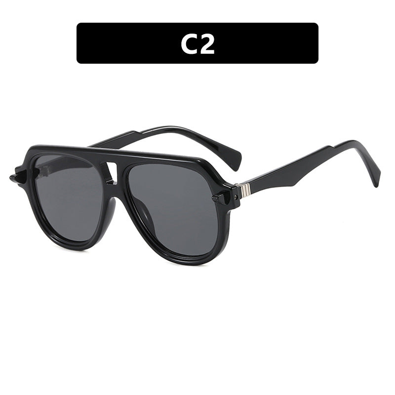 Damen rechteckige Sonnenbrille mit modernem Rahmen und polarisierten Gläsern Karnz