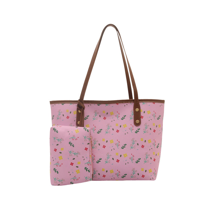 WoFloral gemusterte Strandtasche Karnz
