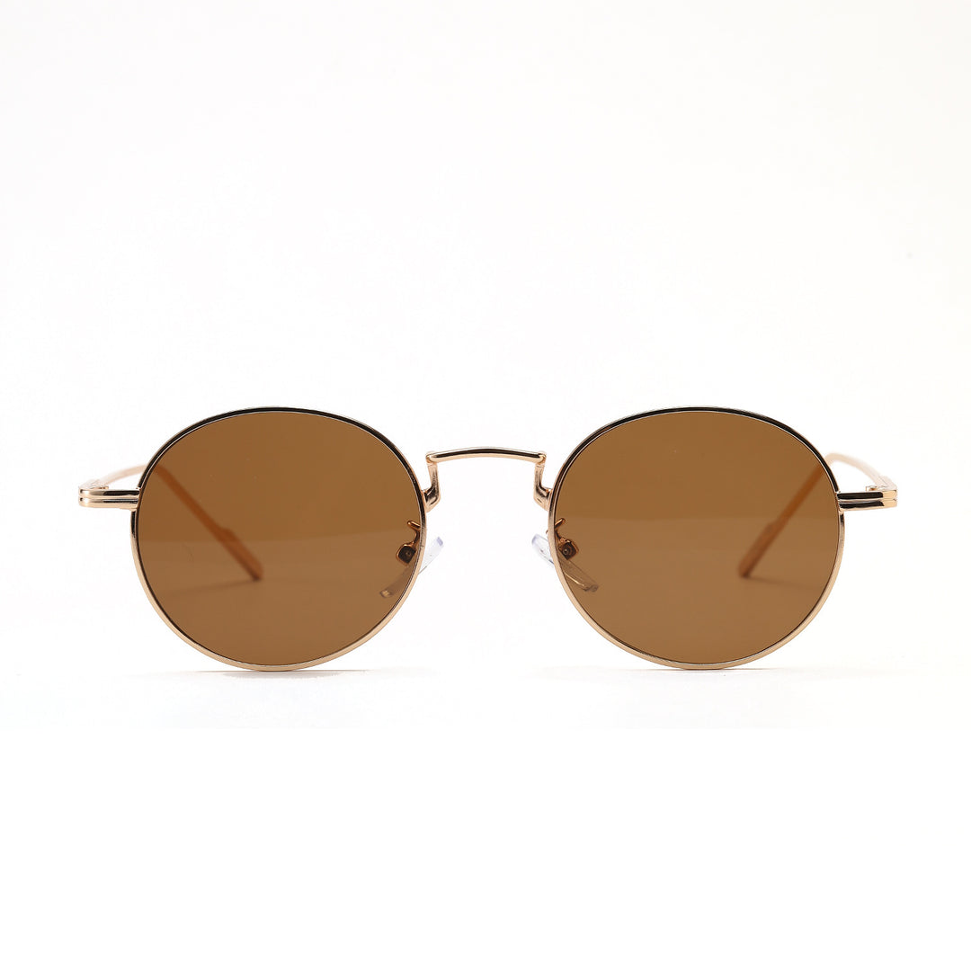 Damen runde modische Sonnenbrille mit elegantem Design Karnz