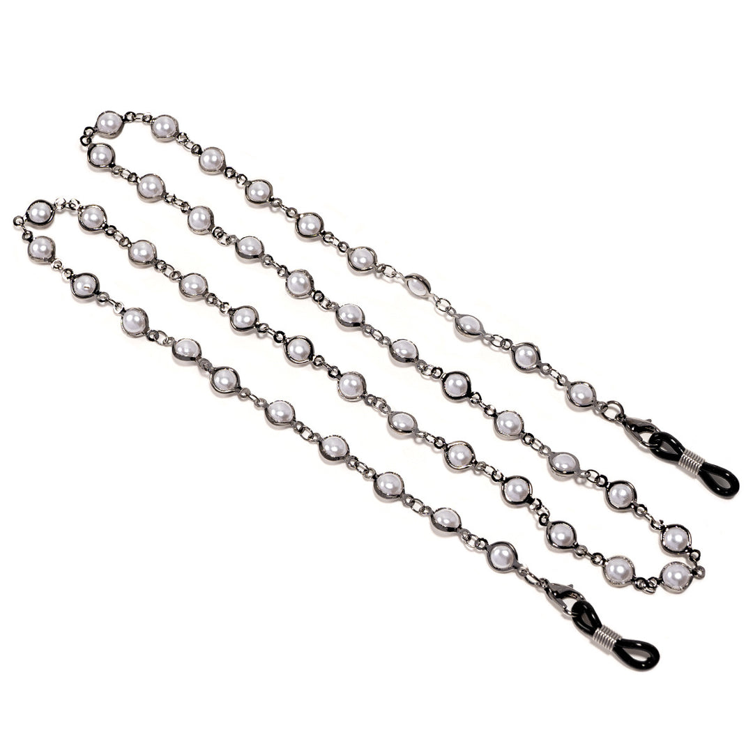 Elegante perlenverzierte Brillenleine Karnz
