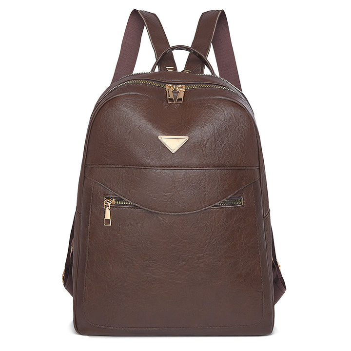 Elegante Faux Leder Rucksack Karnz