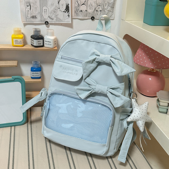 Stylischer mit Schleifen verzierten Rucksack Karnz 1791205748