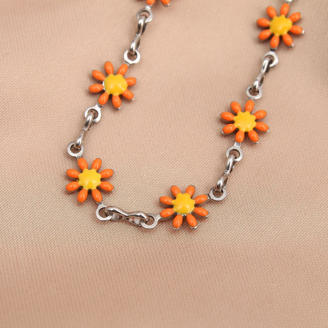 Blumen Charm Ketten Fußkette Karnz