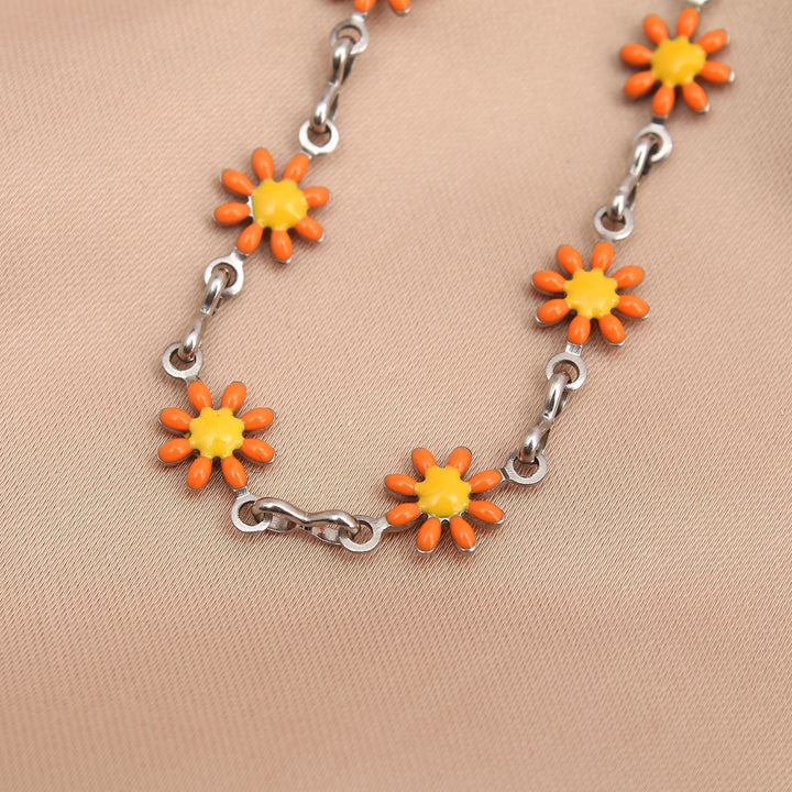 Blumen Charm Ketten Fußkette Karnz