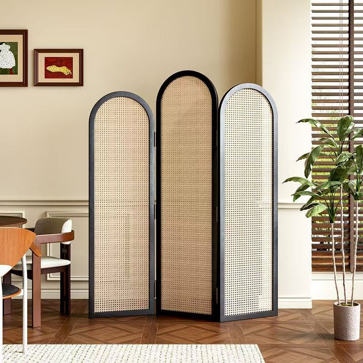Eleganter Rattan Raumteiler Karnz