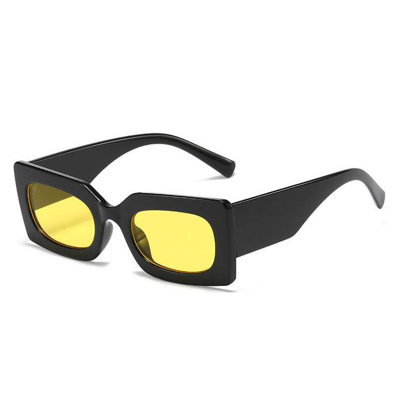 Damen modische Sonnenbrille im kantigen Design Karnz